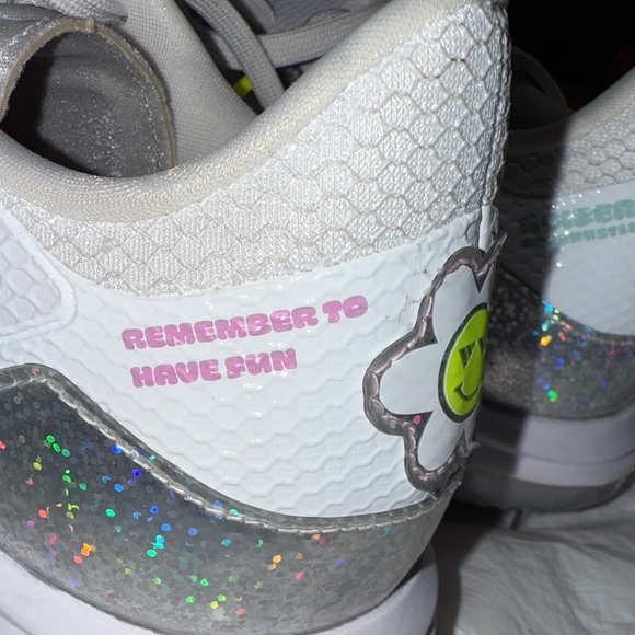 Adidas Adizero PureHustle Softball Metal Cleats White Iridescent Women's 9.5 - Picture 10 of 13